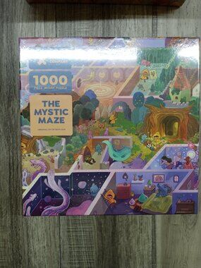 The Magic Puzzle Company Mystic Maze 1000 piece Jigsaw Puzzle NEW 28''x21''